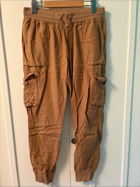 Community Pants - Women's Brown Cargo Jogger Pants - Casual Track Joggers